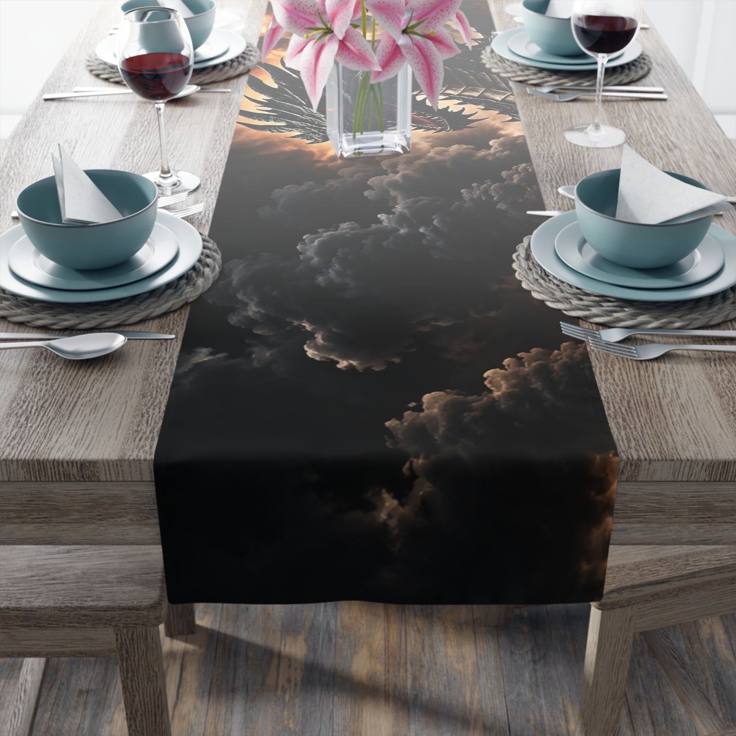 Ashen Dominion™ Dragon Table Runner