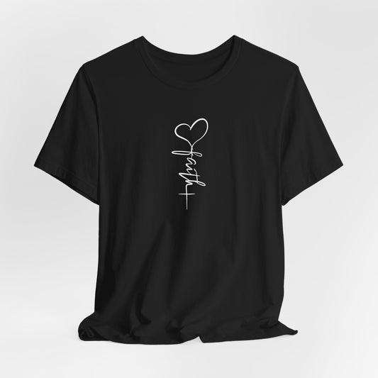 Faith & Love™ Minimal Christian Unisex T-Shirt