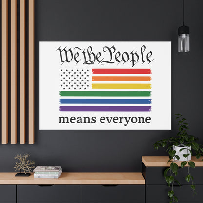 United in Color™ Pride Stripe Matte Canvas Wall Art