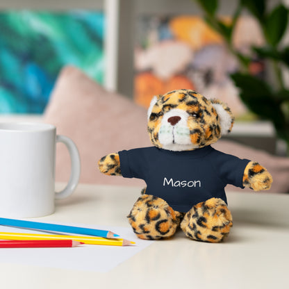 Personalized Name Stuffed Animal with T-Shirt