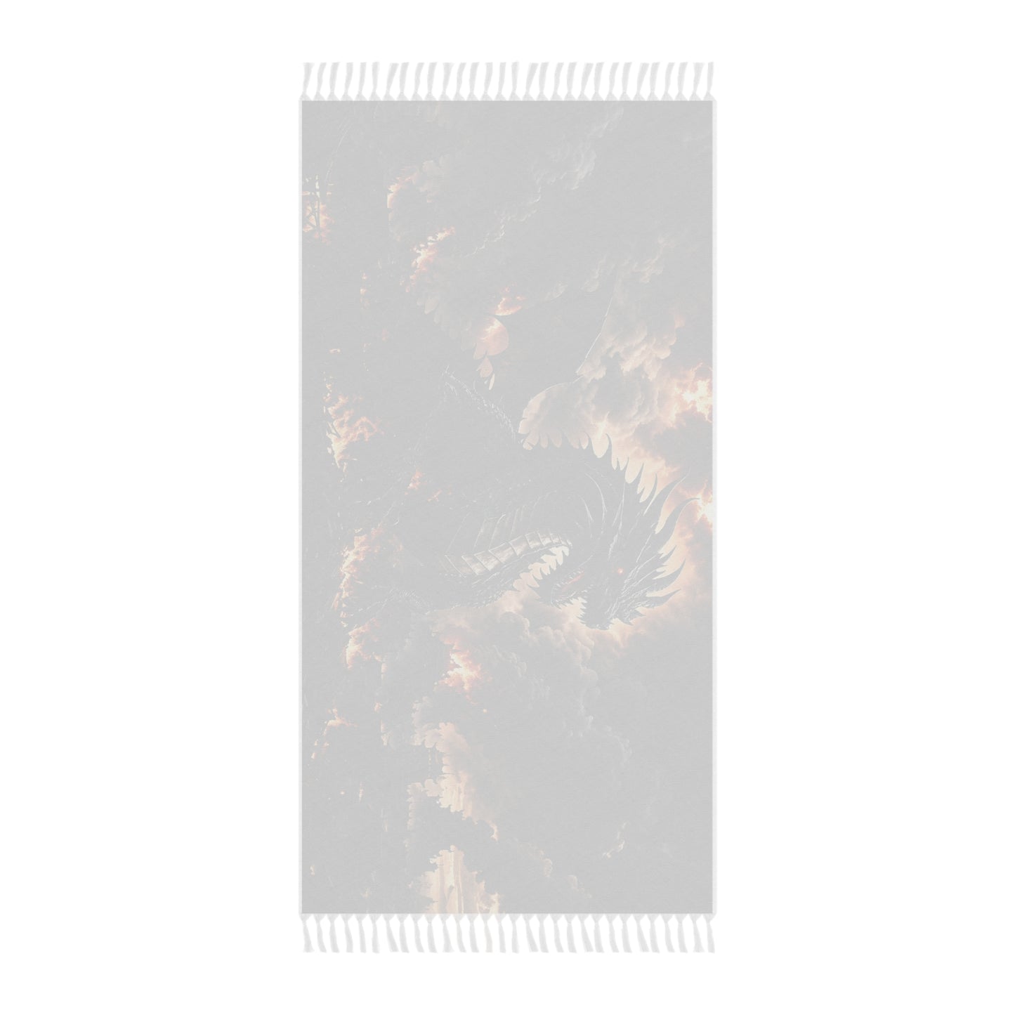 Ashen Dominion™ Dragon Beach Blanket