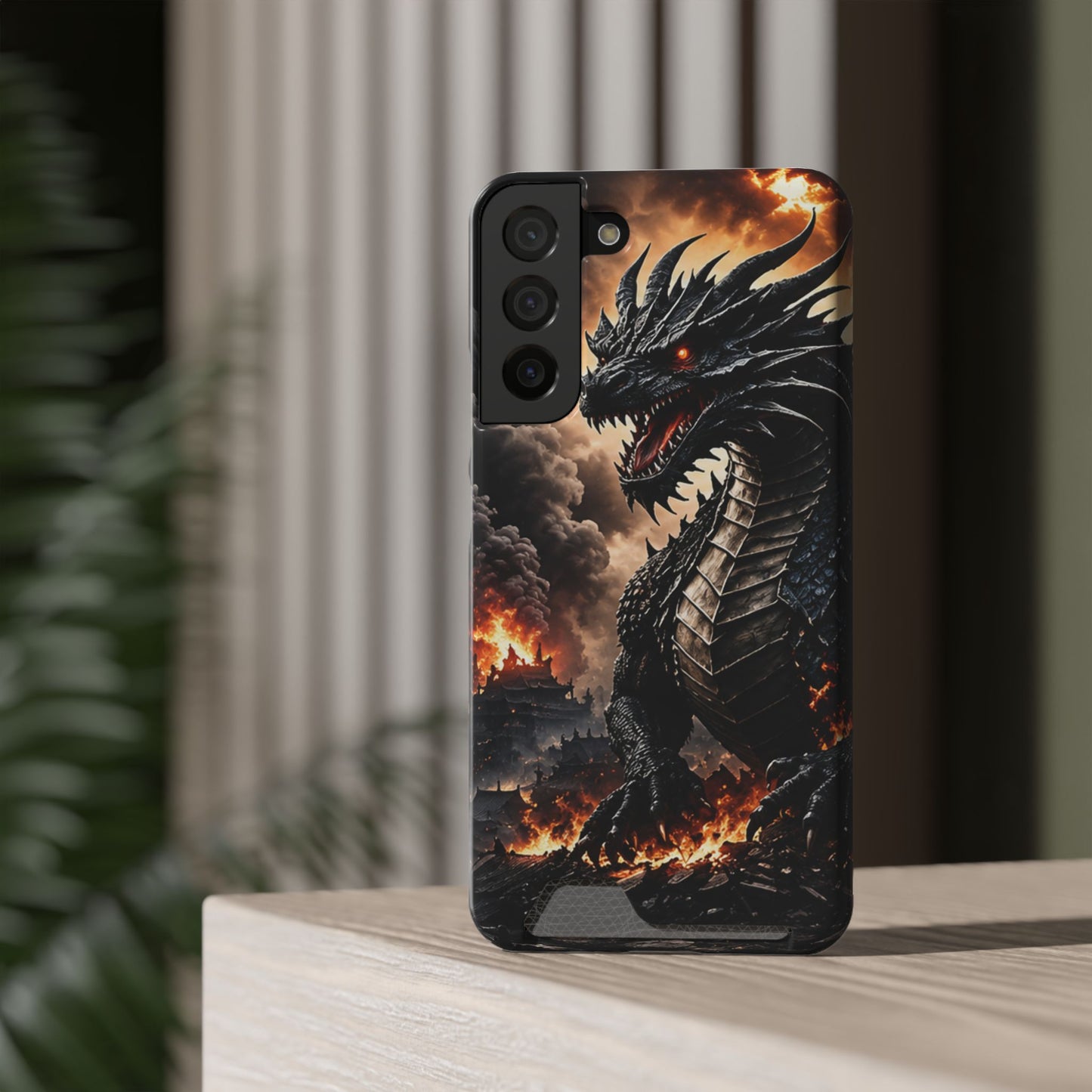 Ashen Dominion™ Dragon Samsung Galaxy Case with Card Holder