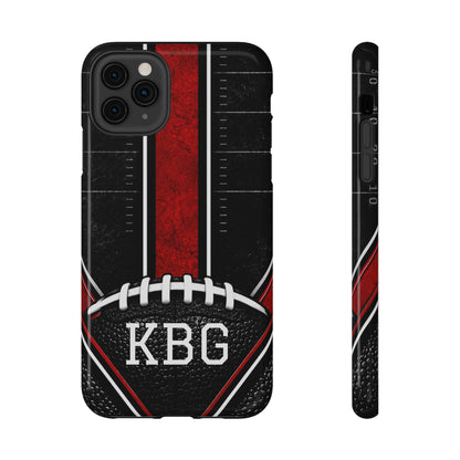 Redline Gridiron™ Personalized Impact-Resistant iPhone Case