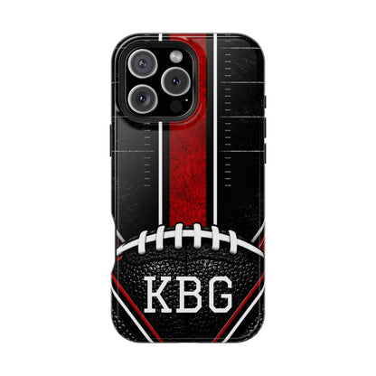Redline Gridiron™ Personalized Impact-Resistant iPhone Case