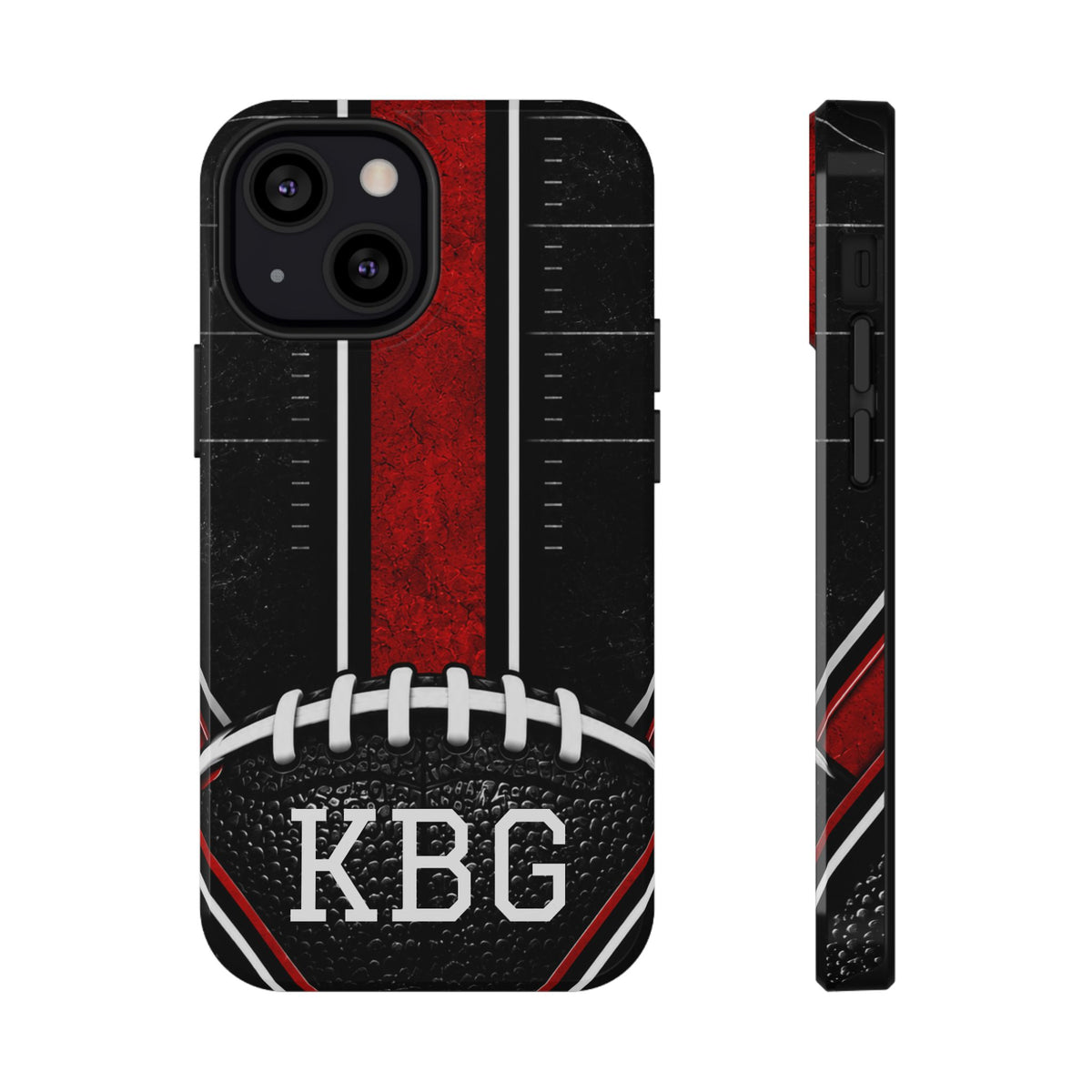 Redline Gridiron™ Personalized Impact-Resistant iPhone Case