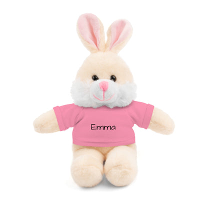 Personalized Name Stuffed Animal with T-Shirt