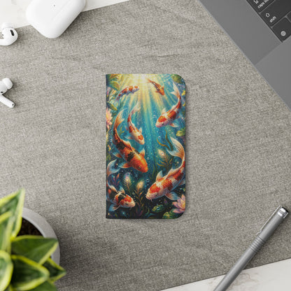 Koi Serenity™ iPhone Flip Wallet Case