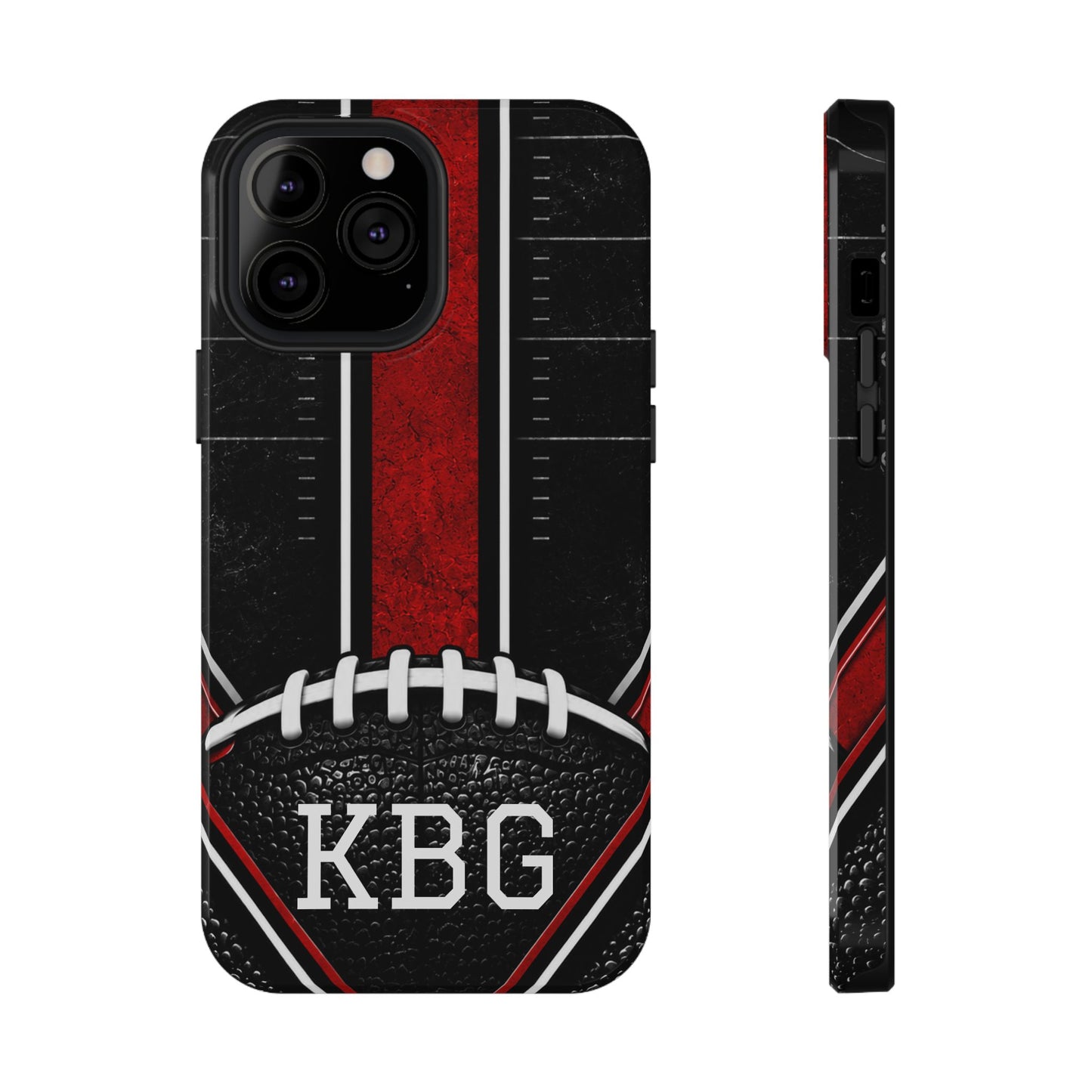 Redline Gridiron™ Personalized Impact-Resistant iPhone Case