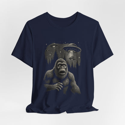 Abducted Again™ Bigfoot UFO Unisex T-Shirt