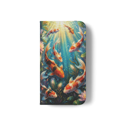 Koi Serenity™ iPhone Flip Wallet Case