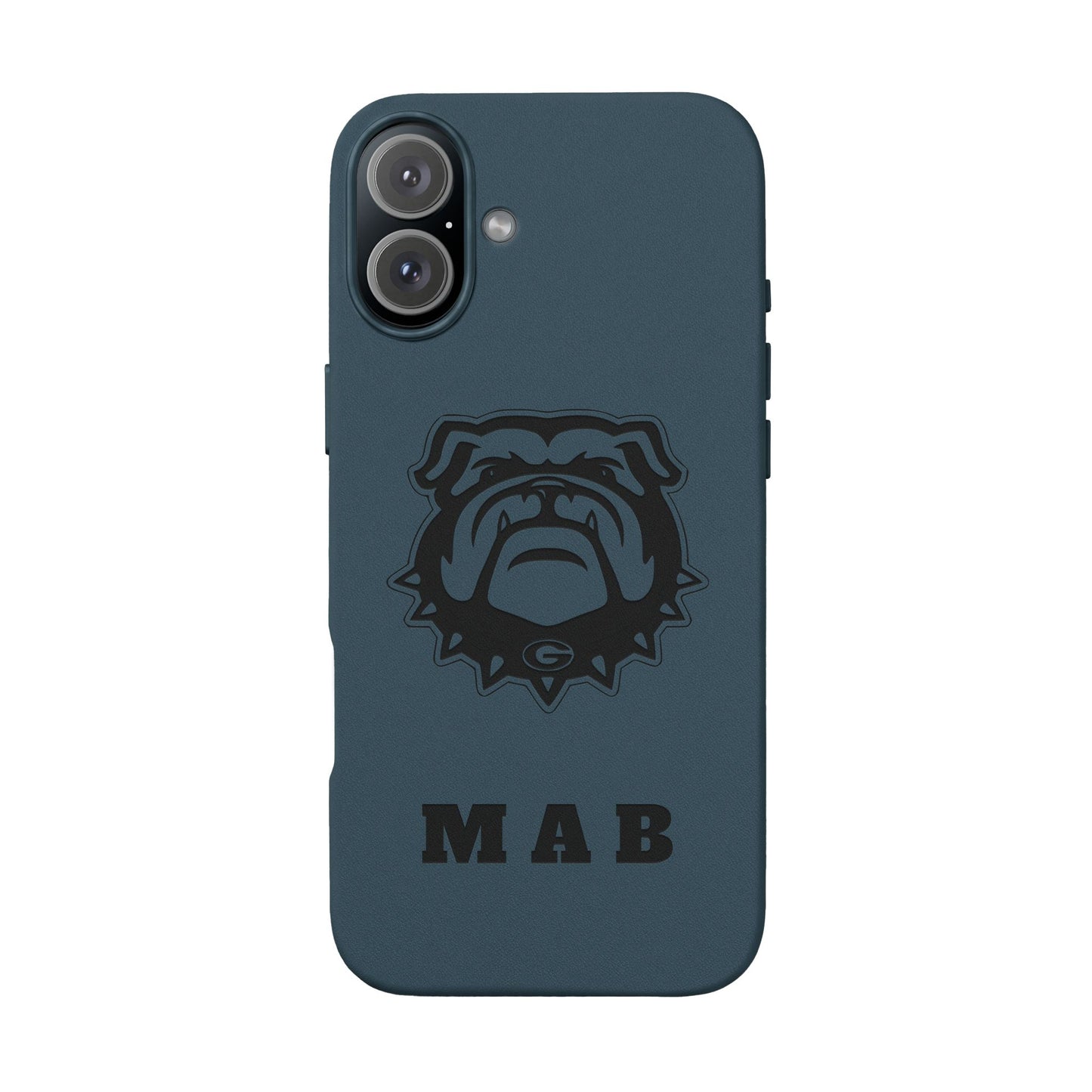 Personalized Georgia Bulldog™ Engraved iPhone Leather Case