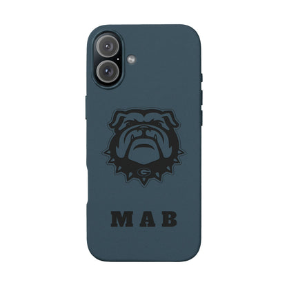 Personalized Georgia Bulldog™ Engraved iPhone Leather Case