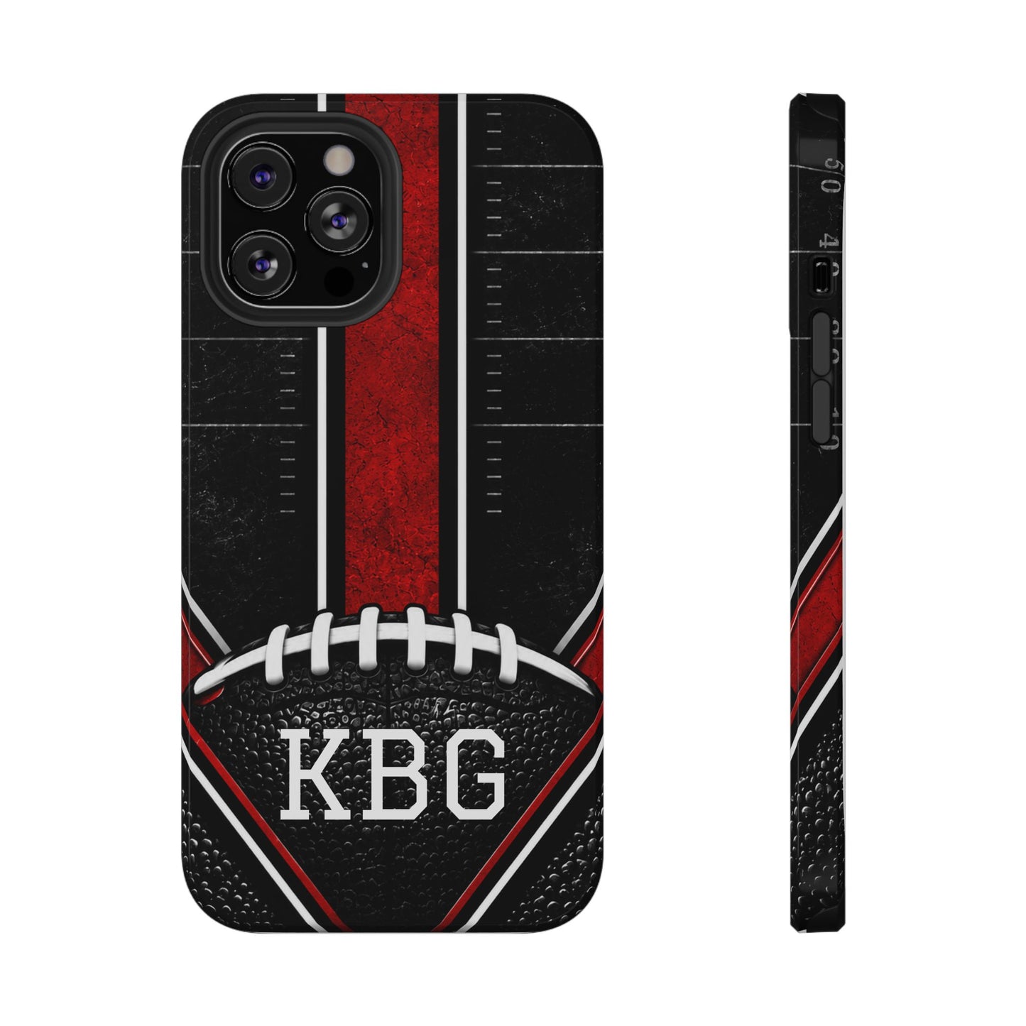 Redline Gridiron™ Personalized Impact-Resistant iPhone Case