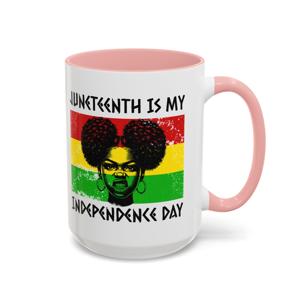 Juneteenth Independence Day™ Accent Coffee Mug – 11oz & 15oz