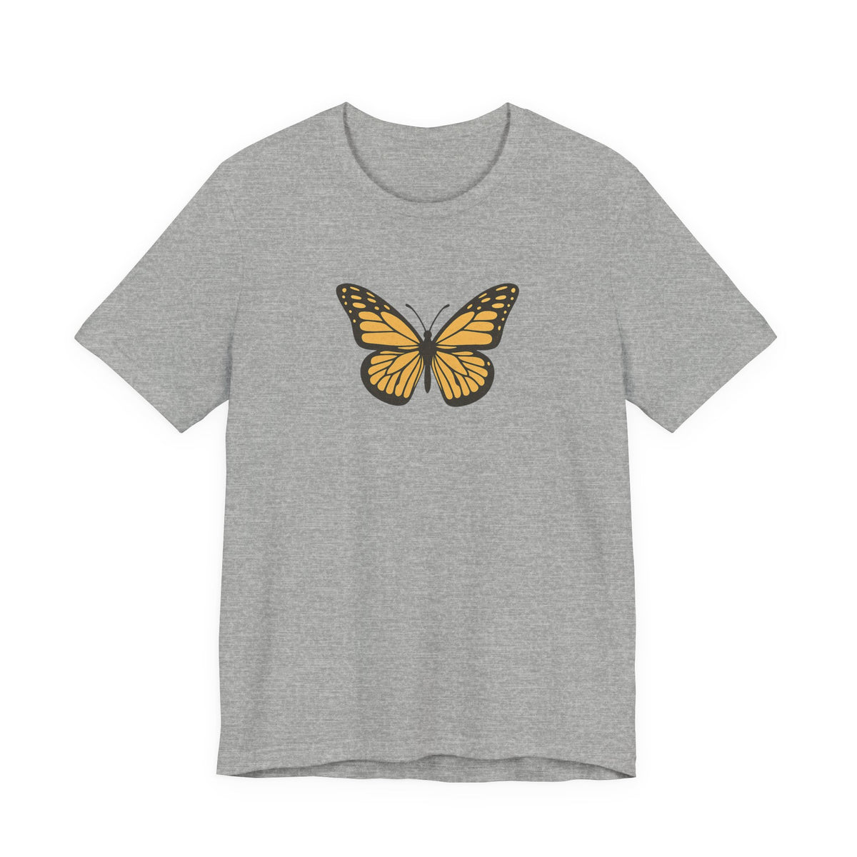 Golden Wings™ Vintage Butterfly Graphic T-Shirt