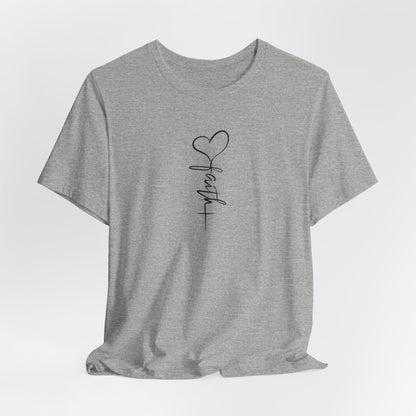Faith & Love™ Minimal Christian Unisex T-Shirt