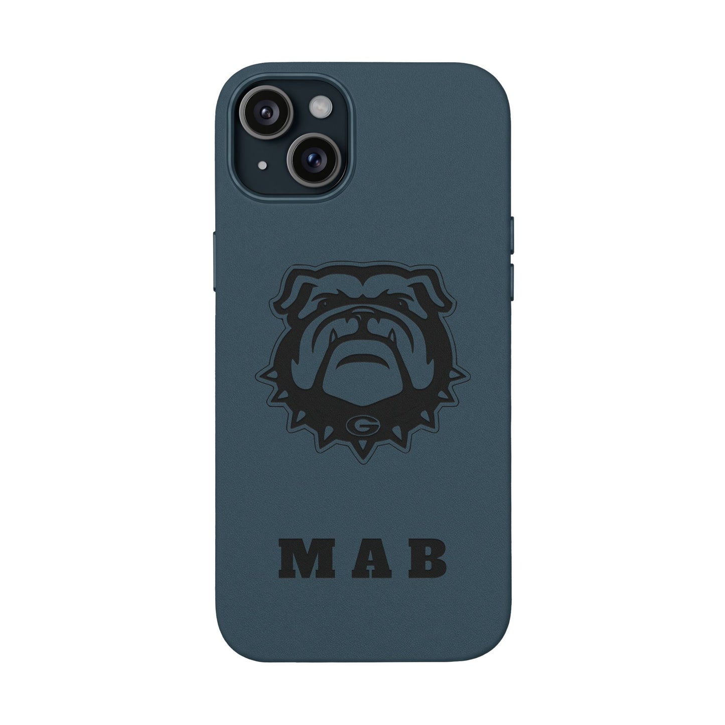 Personalized Georgia Bulldog™ Engraved iPhone Leather Case