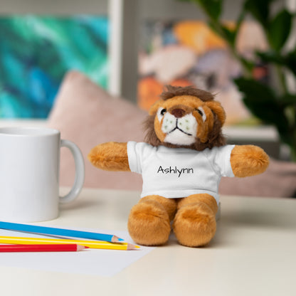 Personalized Name Stuffed Animal with T-Shirt