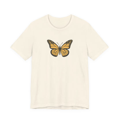 Golden Wings™ Vintage Butterfly Graphic T-Shirt