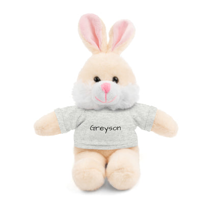 Personalized Name Stuffed Animal with T-Shirt