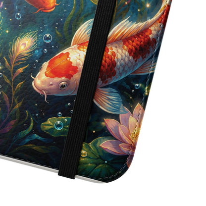 Koi Serenity™ iPhone Flip Wallet Case