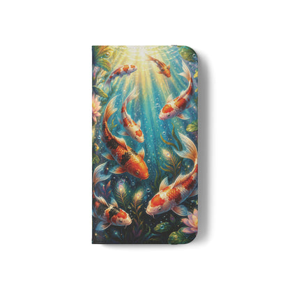 Koi Serenity™ iPhone Flip Wallet Case