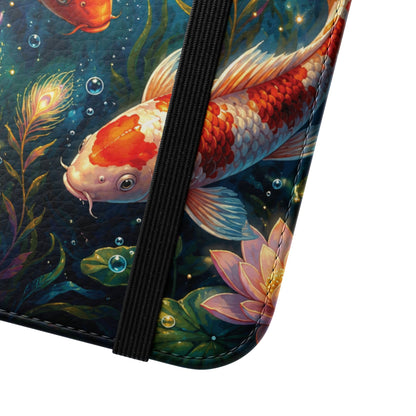 Koi Serenity™ iPhone Flip Wallet Case