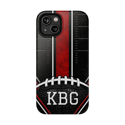Redline Gridiron™ Personalized Impact-Resistant iPhone Case