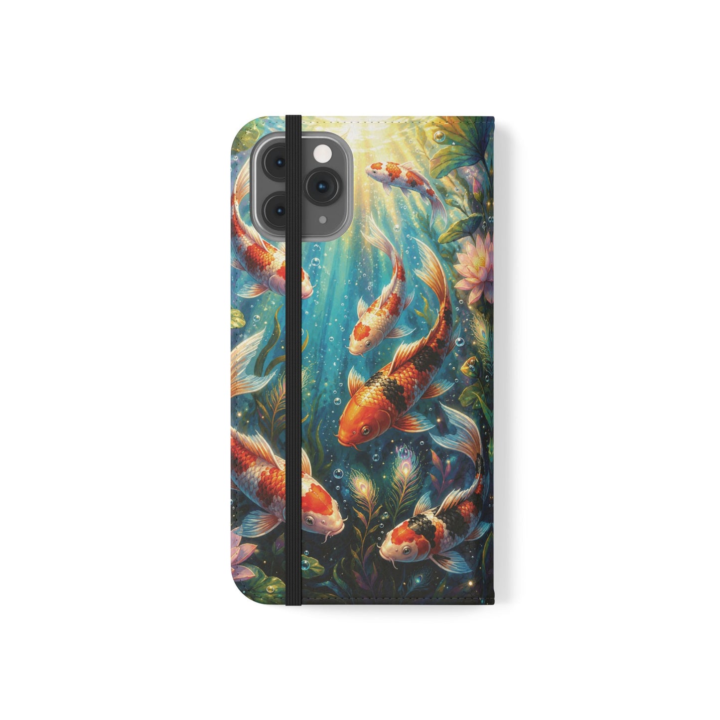 Koi Serenity™ iPhone Flip Wallet Case