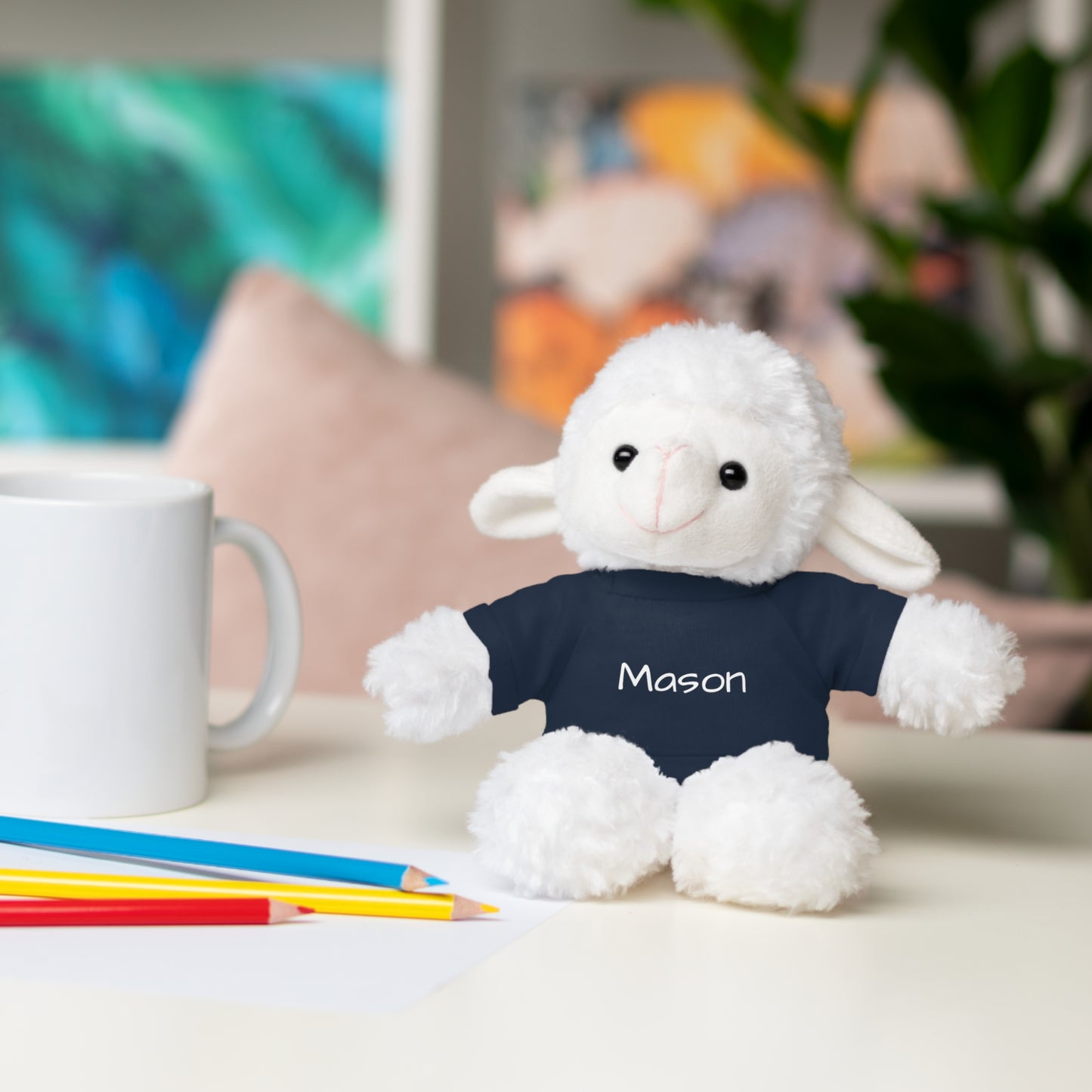Personalized Name Stuffed Animal with T-Shirt