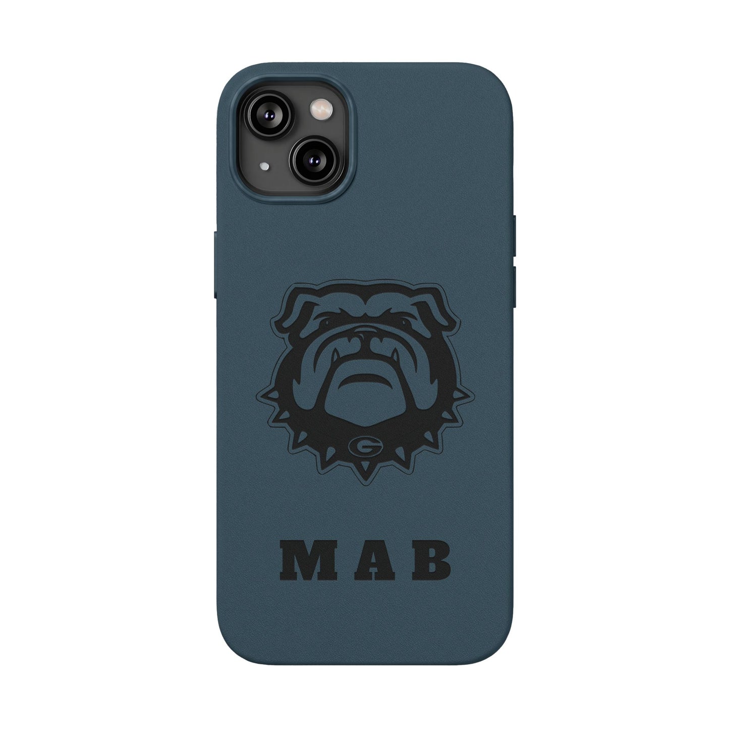 Personalized Georgia Bulldog™ Engraved iPhone Leather Case