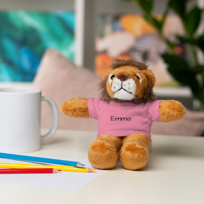 Personalized Name Stuffed Animal with T-Shirt
