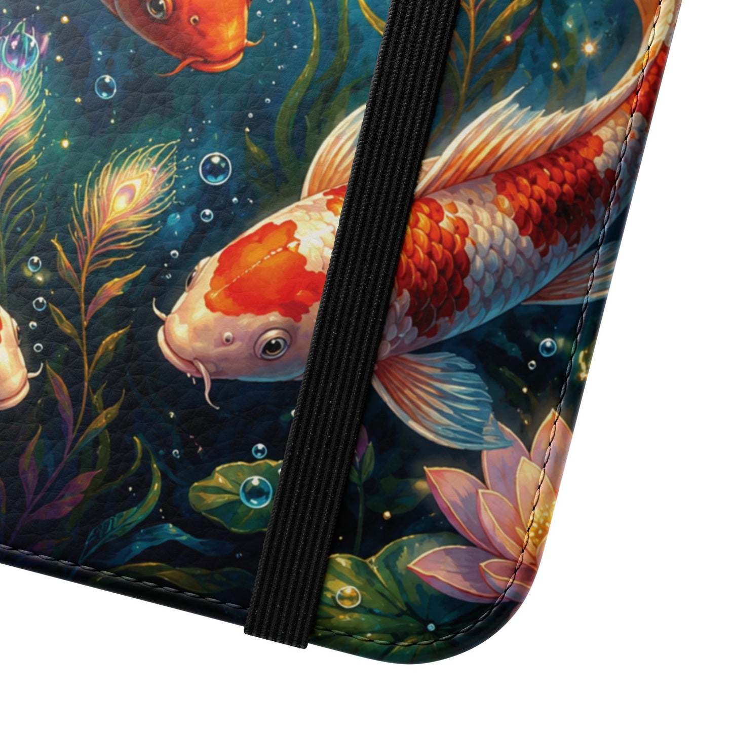 Koi Serenity™ iPhone Flip Wallet Case