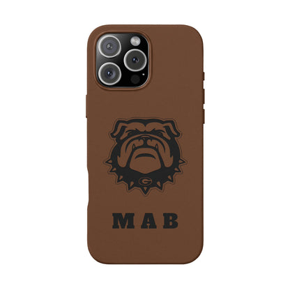 Personalized Georgia Bulldog™ Engraved iPhone Leather Case
