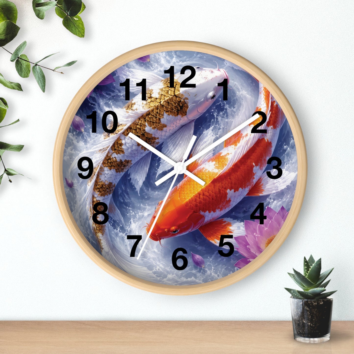 Lotus Ascension™ Wall Clock
