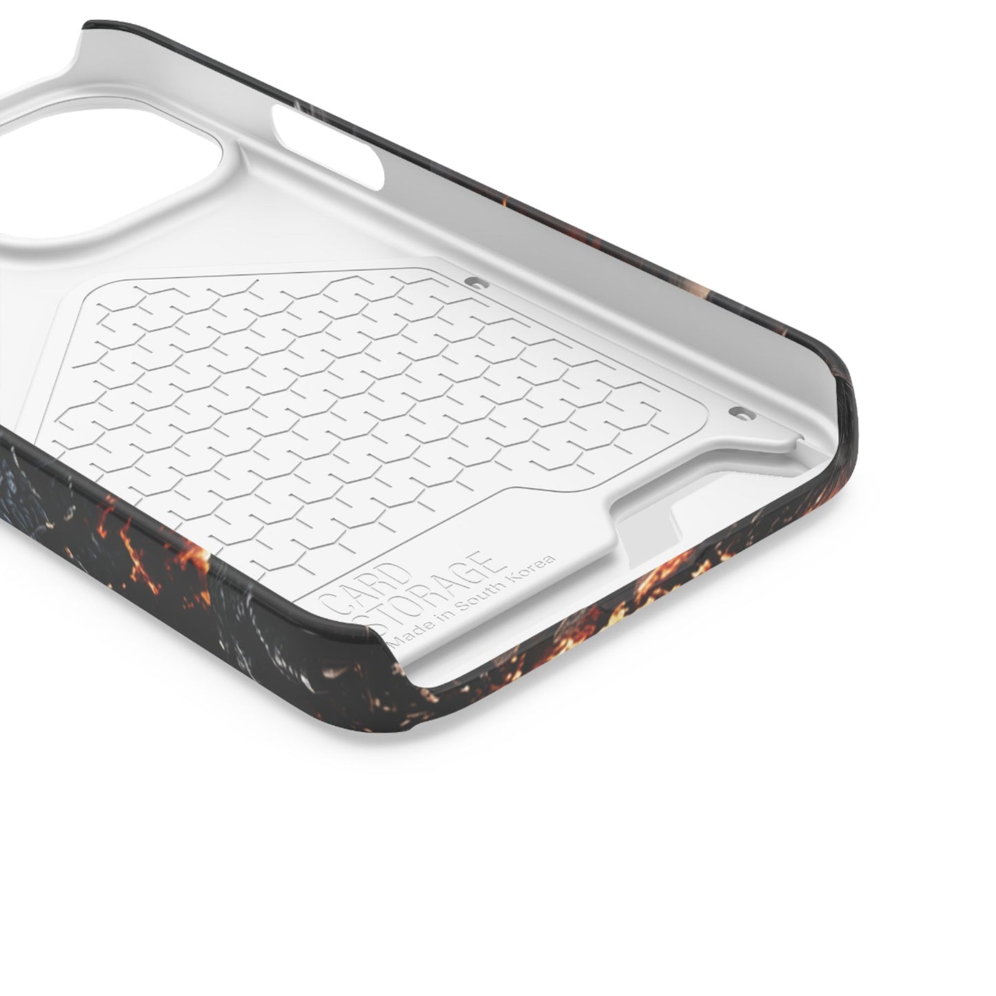 Ashen Dominion™ Dragon iPhone Case with Card Holder