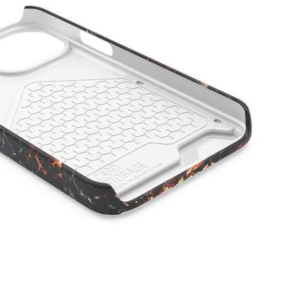 Ashen Dominion™ Dragon iPhone Case with Card Holder