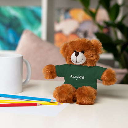 Personalized Name Stuffed Animal with T-Shirt
