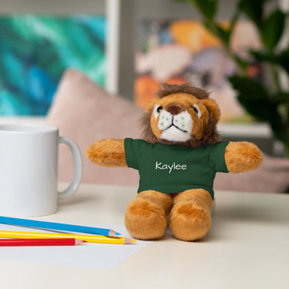 Personalized Name Stuffed Animal with T-Shirt