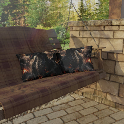 Ashen Dominion™ Dragon Outdoor Pillow