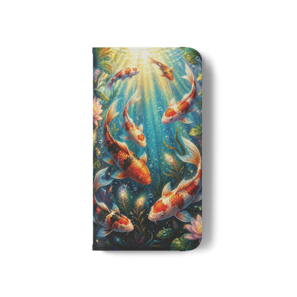 Koi Serenity™ iPhone Flip Wallet Case