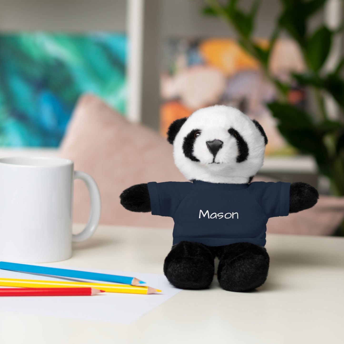 Personalized Name Stuffed Animal with T-Shirt