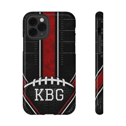 Redline Gridiron™ Personalized Impact-Resistant iPhone Case