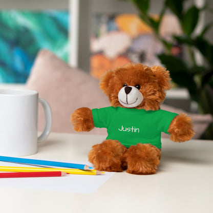 Personalized Name Stuffed Animal with T-Shirt