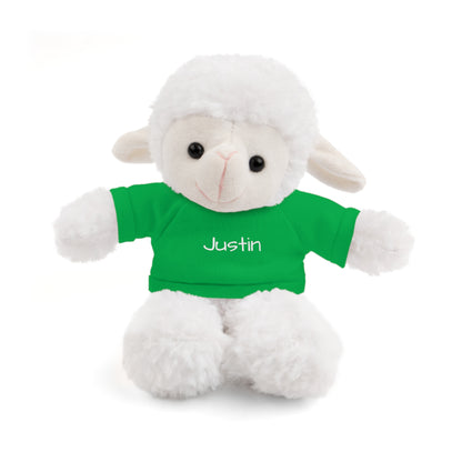 Personalized Name Stuffed Animal with T-Shirt