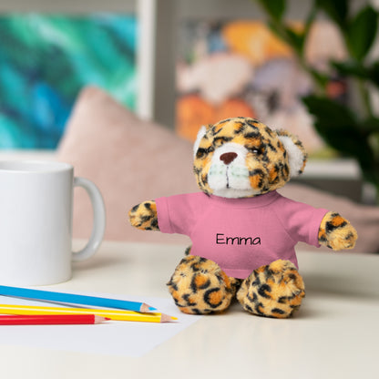 Personalized Name Stuffed Animal with T-Shirt
