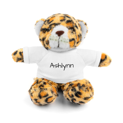 Personalized Name Stuffed Animal with T-Shirt
