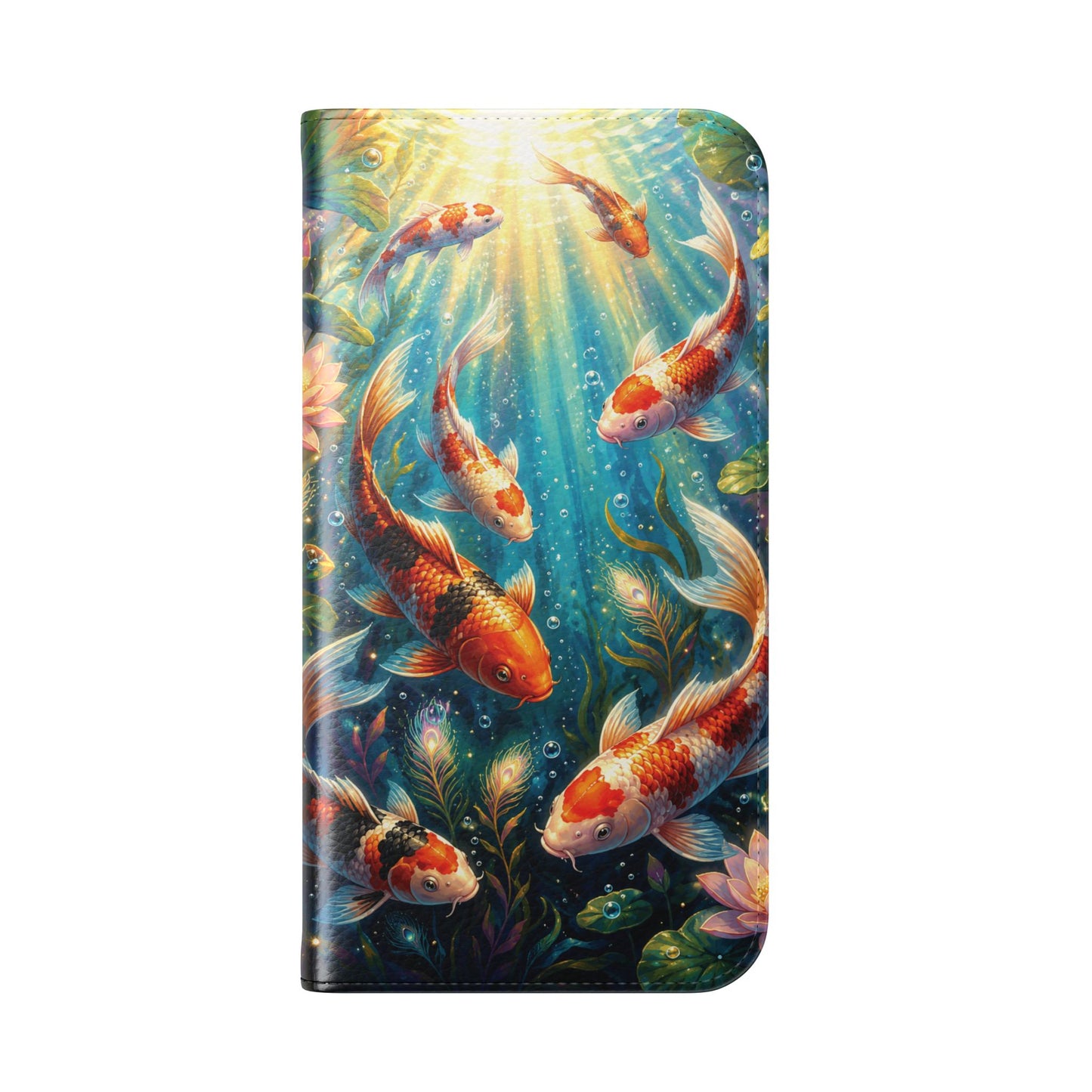 Koi Serenity™ iPhone Flip Wallet Case