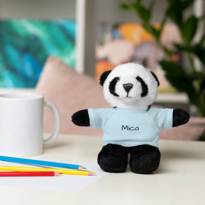 Personalized Name Stuffed Animal with T-Shirt