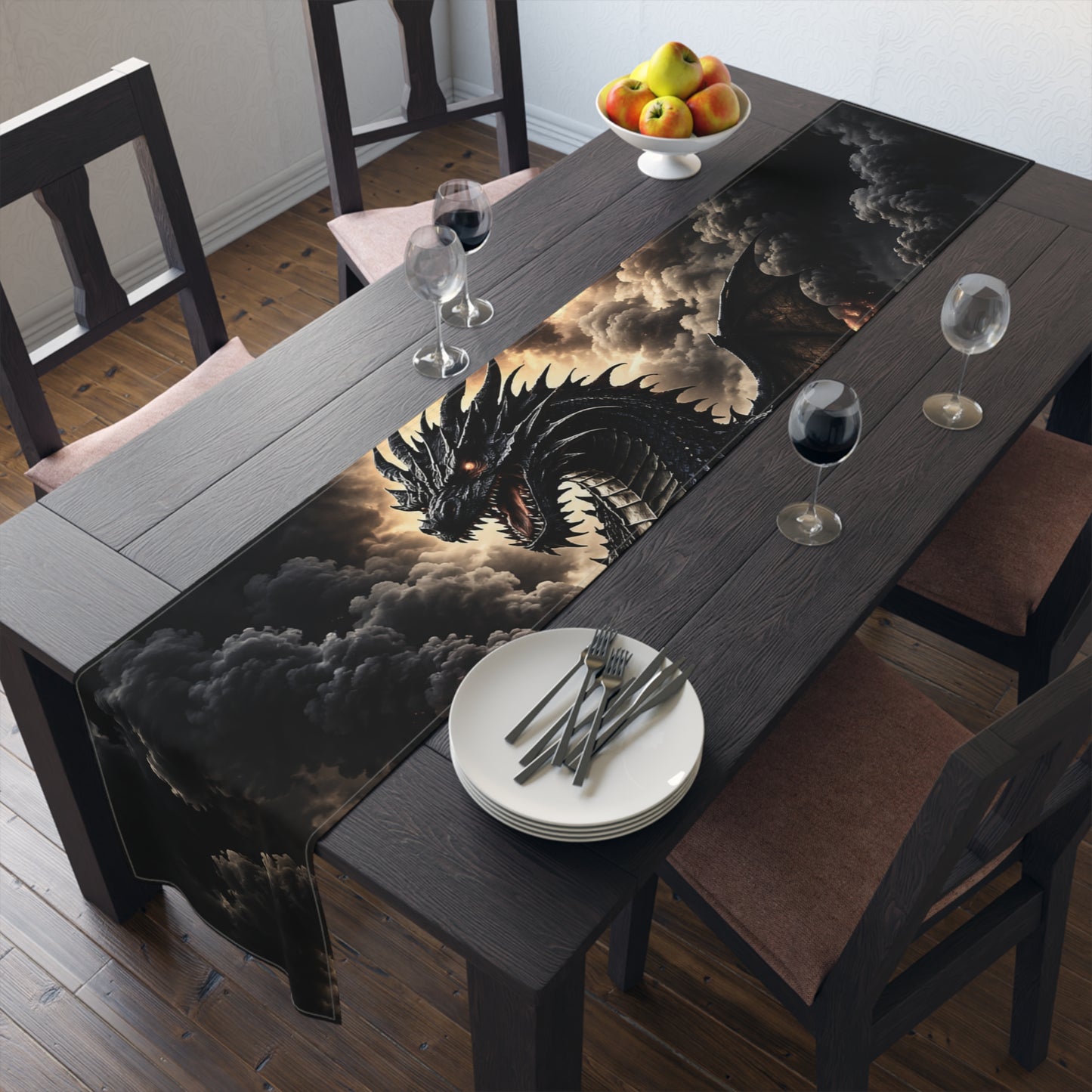 Ashen Dominion™ Dragon Table Runner